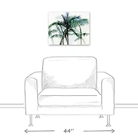 Cocunut Palms 20" x 16" Canvas Wall Art