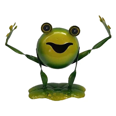 Santa's Workshop 9.5" Yoga Frog Figurine