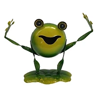 Santa's Workshop 9.5" Yoga Frog Figurine