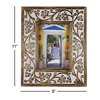 2 Pack Brown Mango Wood Natural 9" x 11" Frame