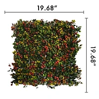 "Dakota" Artificial Foliage Plant Green Wall Panels, 4ct.