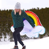 SnowCandy 53" Rainbow Snow Tube