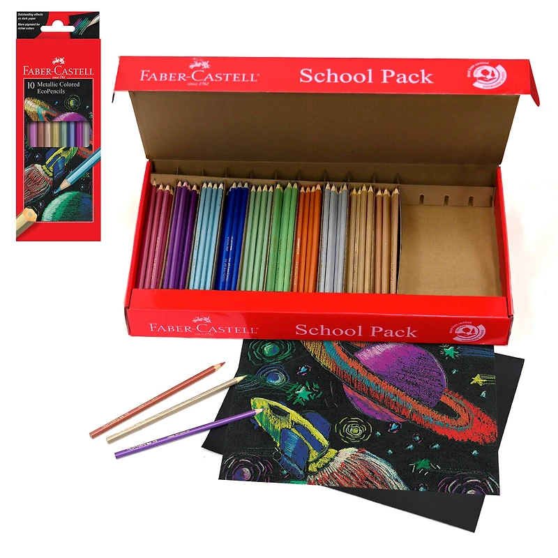 Faber-Castell® Metallic EcoPencil School Pack