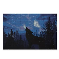 Night Wolf Diamond Art Kit by Make Market®