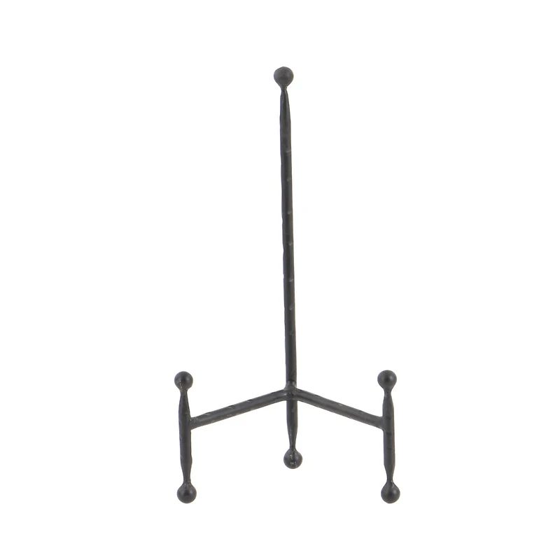 Set of 3" Black Metal Modern Easel, 12", 10", 8"
