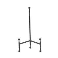 Set of 3" Black Metal Modern Easel, 12", 10", 8"