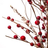 Glitzhome® Christmas Red Berry Table Tree