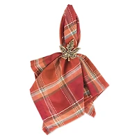 DII® Autumn Spice Plaid Dinner Napkins, 6ct.