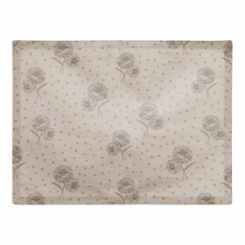 Floral Dots Cotton Twill Placemat