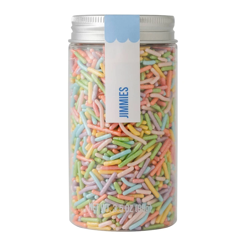 PME Cake Sweet Street® Pastel Rainbow Pearlized Jimmies Sprinkles