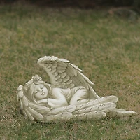 16" Sleeping Heavenly Angel Outdoor Garden Statue