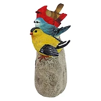 Design Toscano 12" Birdy Welcome Garden Stone Statue