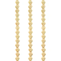 Gold Metal Faceted Bicone Beads, 4mm by Bead Landing™