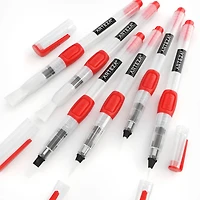 Arteza® Red Assorted Tips Water Brush Pen Set