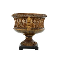 15" Gold Traditional Decorative Bowl