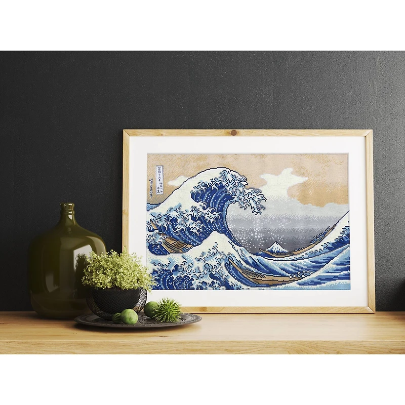 Diamond Dotz® Intermediate The Great Wave Off Kanagawa Diamond Art Painting Kit