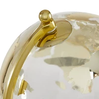 13" Gold Ceramic & Aluminum Glam Globe
