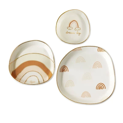 Kate Aspen Boho Rainbow Trinket Dish Set