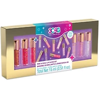 Make It Real™ 3C4G® Mini Pink & Gold Wand Lip Gloss Set