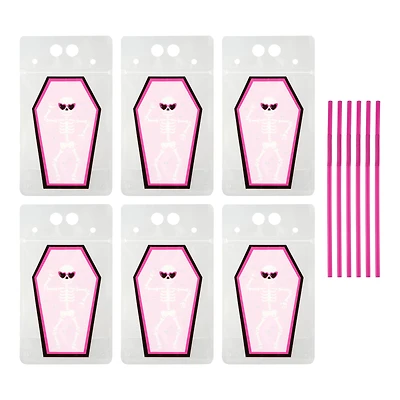 Skeleton Ghoul Drink Pouches, 6ct. by Celebrate It™