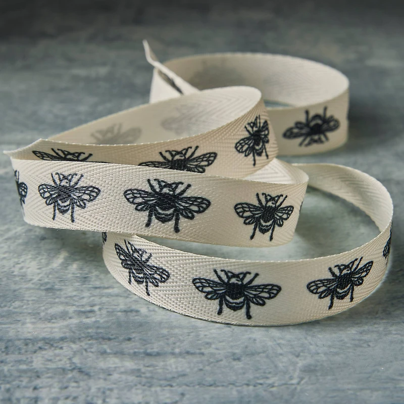 5/8" x 7yd. Bee Twill Ribbon by Celebrate It™ Classic
