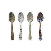 Hello Honey® Floral Enameled Stainless Steel Spoon Set