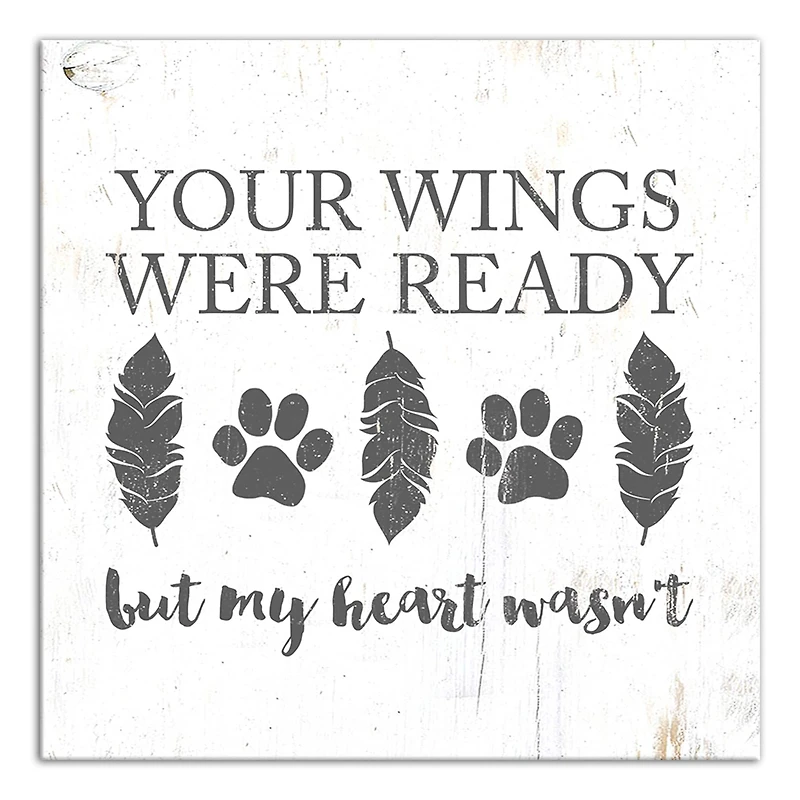 Your Wings were Ready Canvas Wall Art