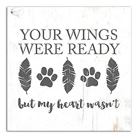 Your Wings were Ready Canvas Wall Art