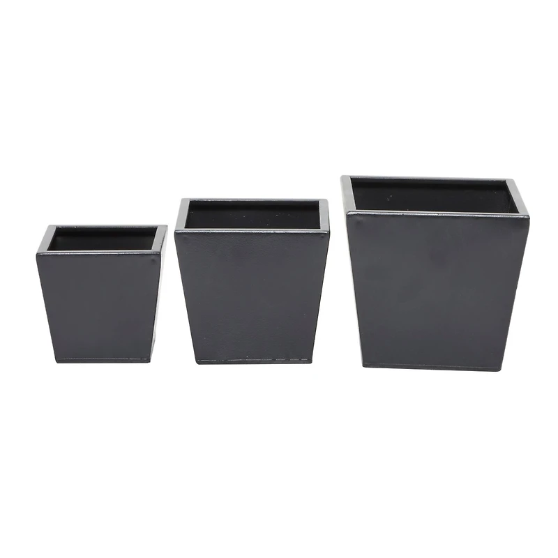 Grey Modern Planter, Set of 3" 7", 6", 5"