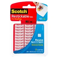 3M Scotch® Restickable Mounting Tabs, 18ct.