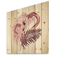 Designart - Flamingo In Tropical Summer I