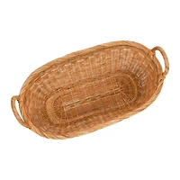 Hello Honey® Small Natural Handwoven Wicker Basket with Handles