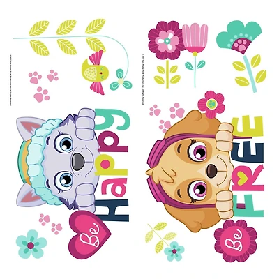 RoomMates Paw Patrol Skye & Everest Be Happy Peel & Stick Wall Decals