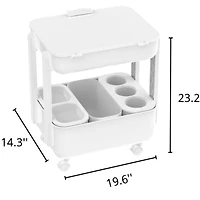 Deli 2-Tier Craft Cart