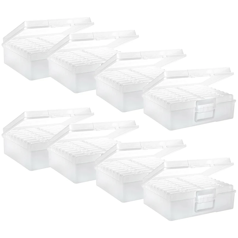 8 Pack: 16 Case Photo & Craft Keeper by Simply Tidy