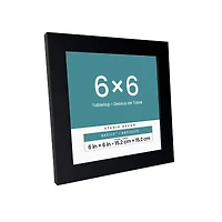 Basics™ 6" x 6" Black Flat Frame by Studio Décor®
