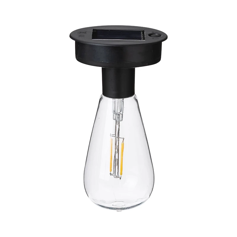 Glitzhome® 14" Metal Mesh Solar Powered Lantern with Stand