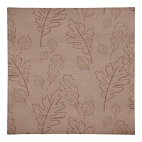 Dusty Rose Large Leaf Pattern Cotton Twill Napkin