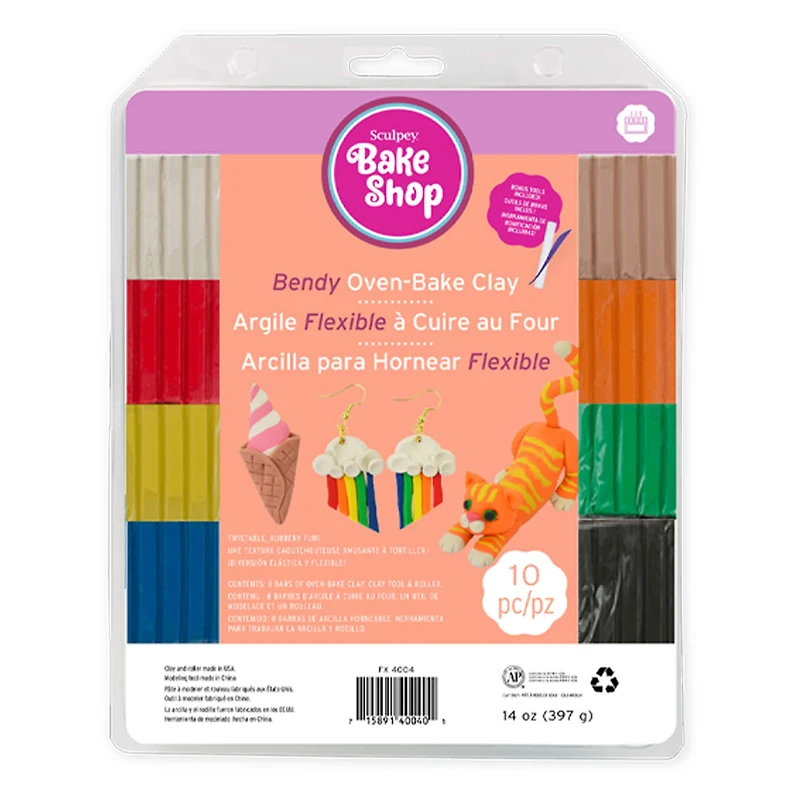 Sculpey® Bake & Bend Oven Bake Clay Kit