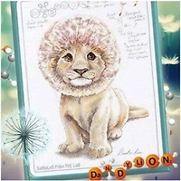 RTO Cross-stitch Kit with printed background "DaNDY LiON"