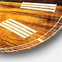 Designart 'Bright Sun In Flower Traditional Wall Clock