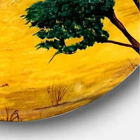 Designart - Orange Beach By The Coastline