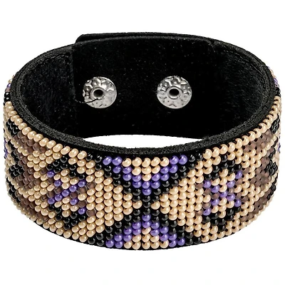 Wonderland Crafts Bead Artificial Leather Embroidery Bracelet Kit