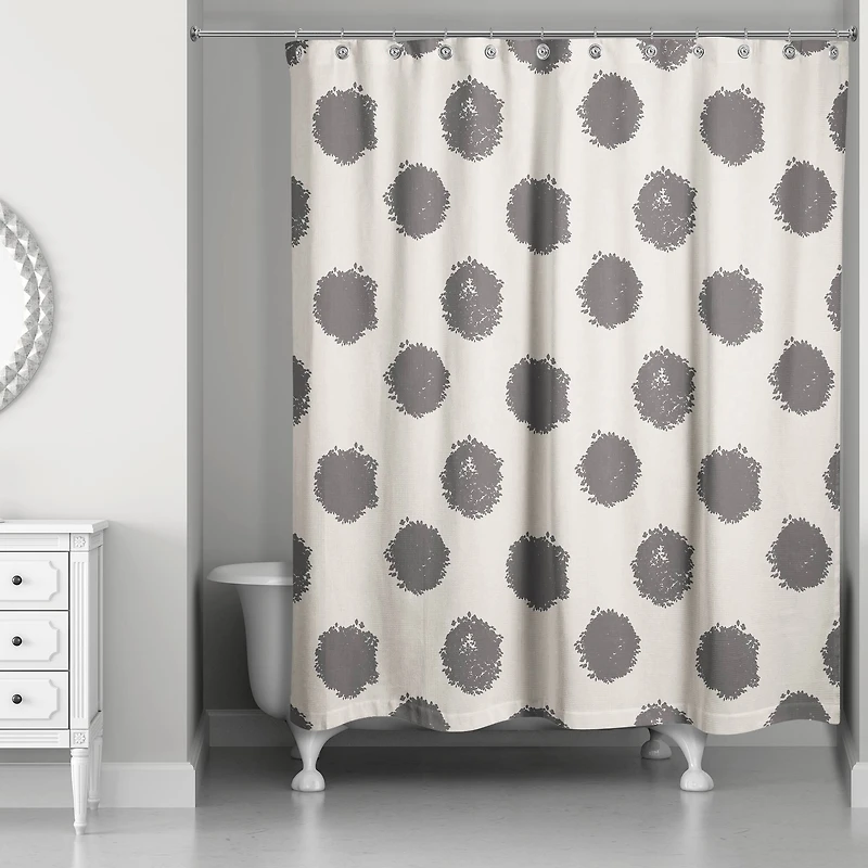 Polka Dots Shower Curtain