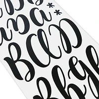 Black Hand Letter Alphabet Stickers by Recollections™