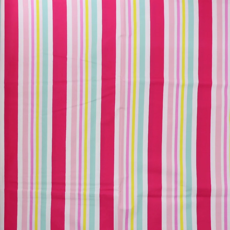 70" Pink Multi Stripes Vinyl Table Cover by Ashland®