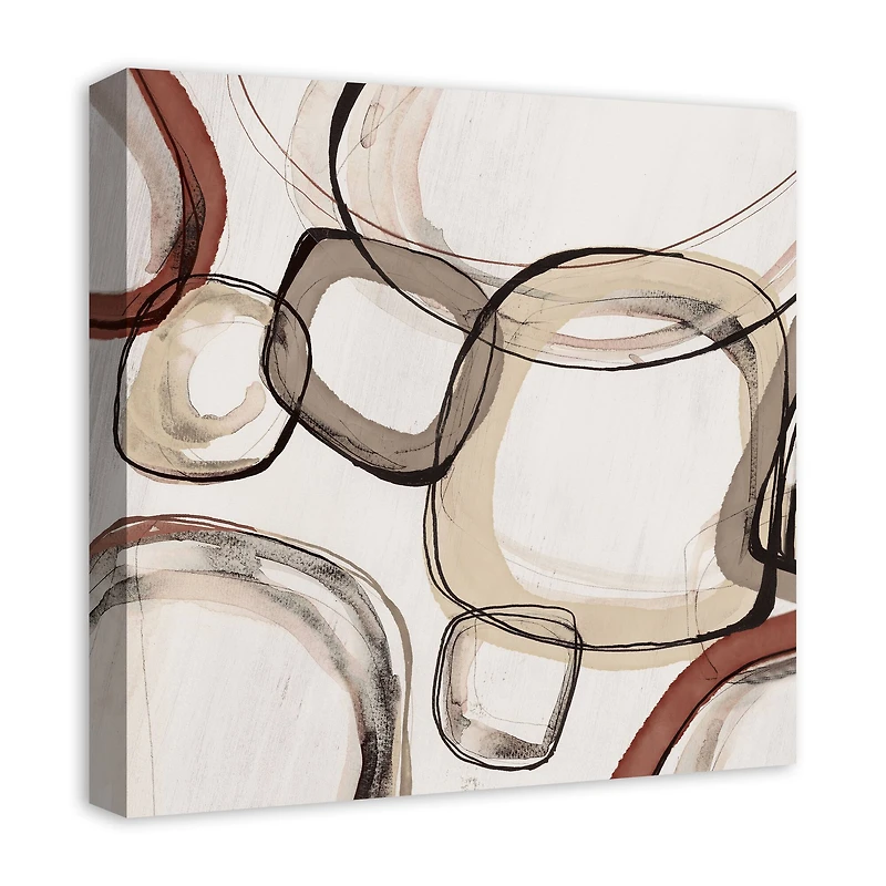 Traditional Urban Abstract 20" x 20" Canvas Wall Art