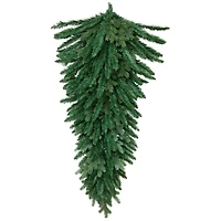 60" Green Pine Artificial Christmas Teardrop Swag