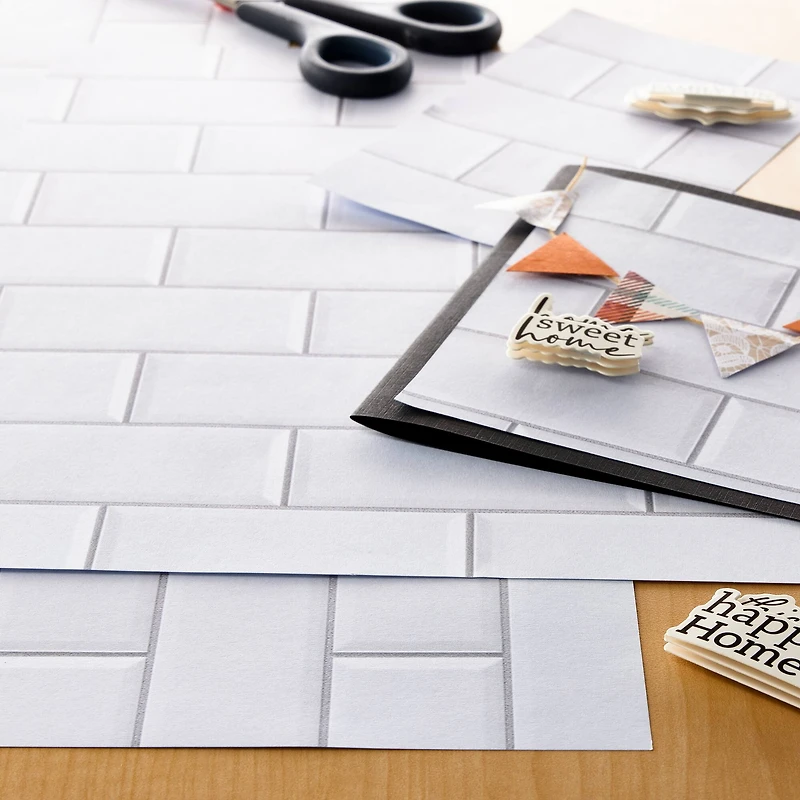 White Tile Paper by Recollections™, 12" x 12"