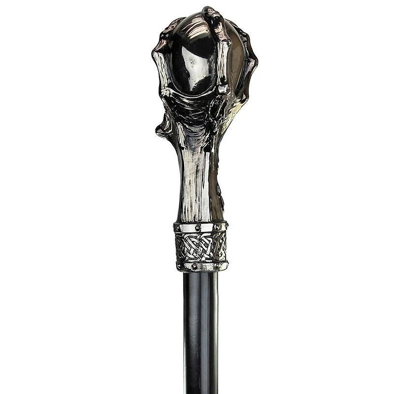 Design Toscano Dragonsthorne Collection: Death's Grip Skull & Claw Walking Stick